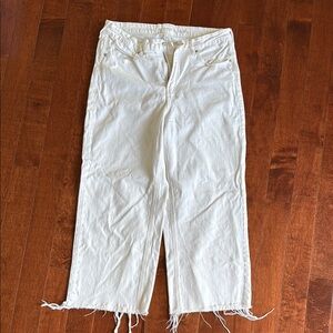 Old Navy White Wide Leg Jeans